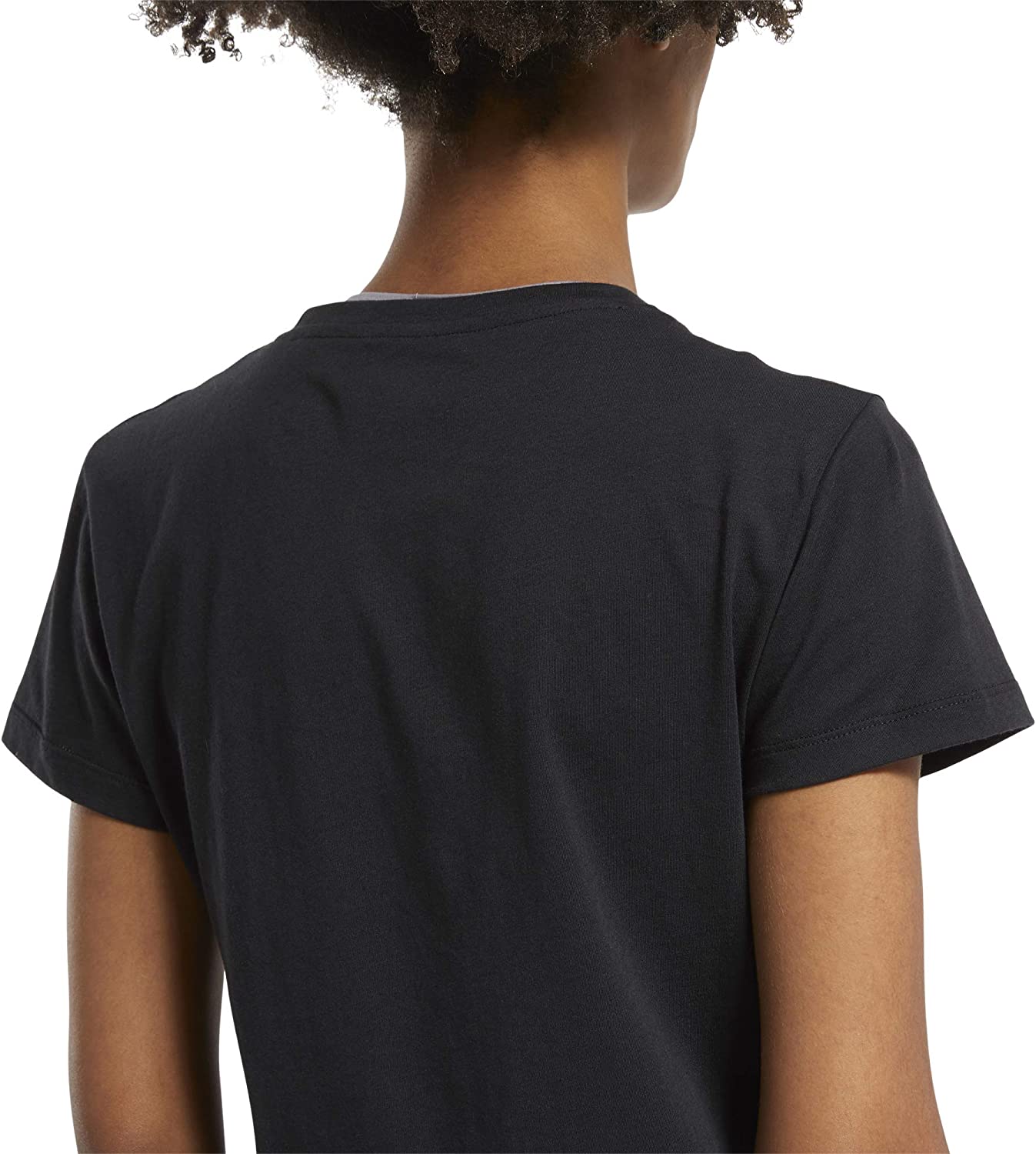 Reebok Women's Training Essentials Graphic T-shirt, Black, Size XXS