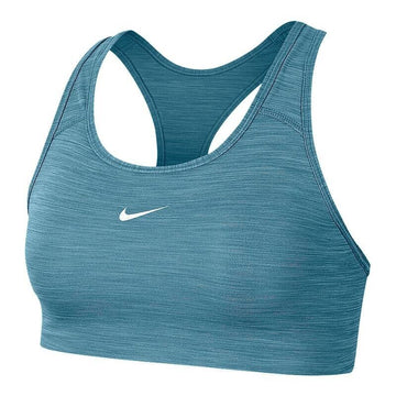 Nike Women Swoosh Medium Padded Racerback Sports Bra Size XS Blue