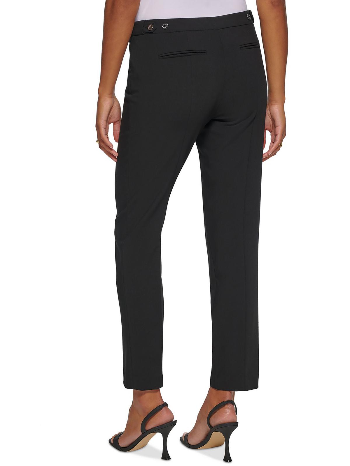 Calvin Klein Womens Highline Woven Tapered Ankle Pants Black Size 16 MSRP $70