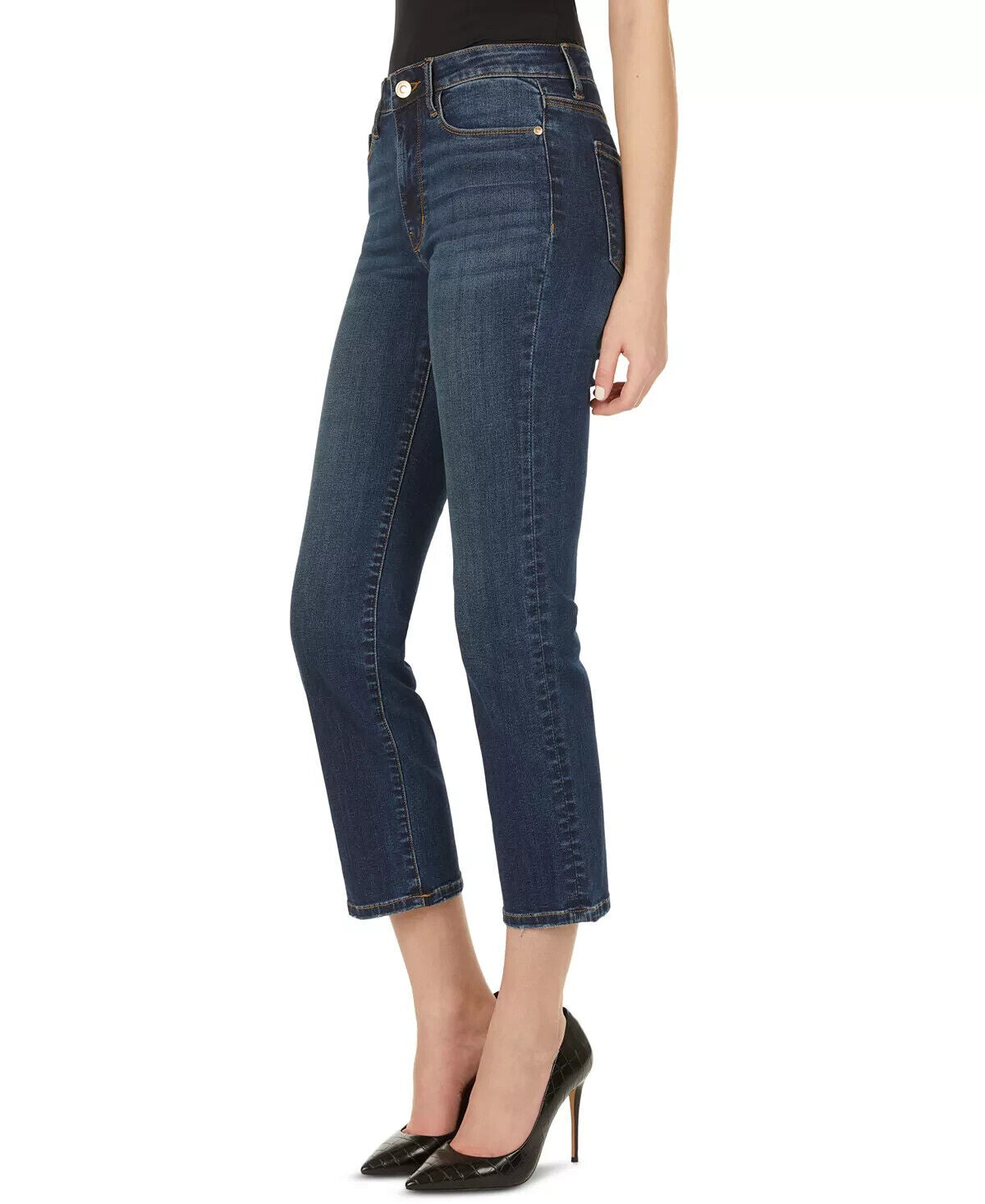 Numero Juniors' Straight Ankle Jeans Blue Size 32 MSRP $89