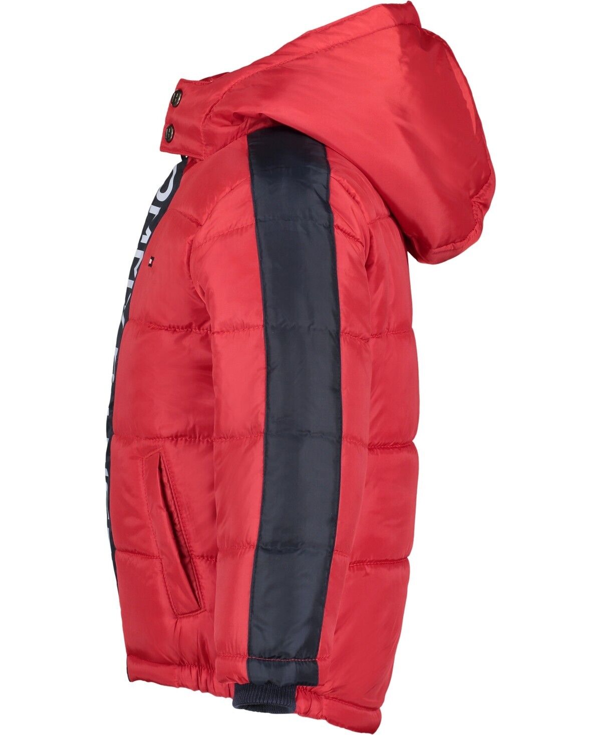 Tommy Hilfiger Baby Boys Graphic Puffer Jacket Red Size 12M MSRP $90