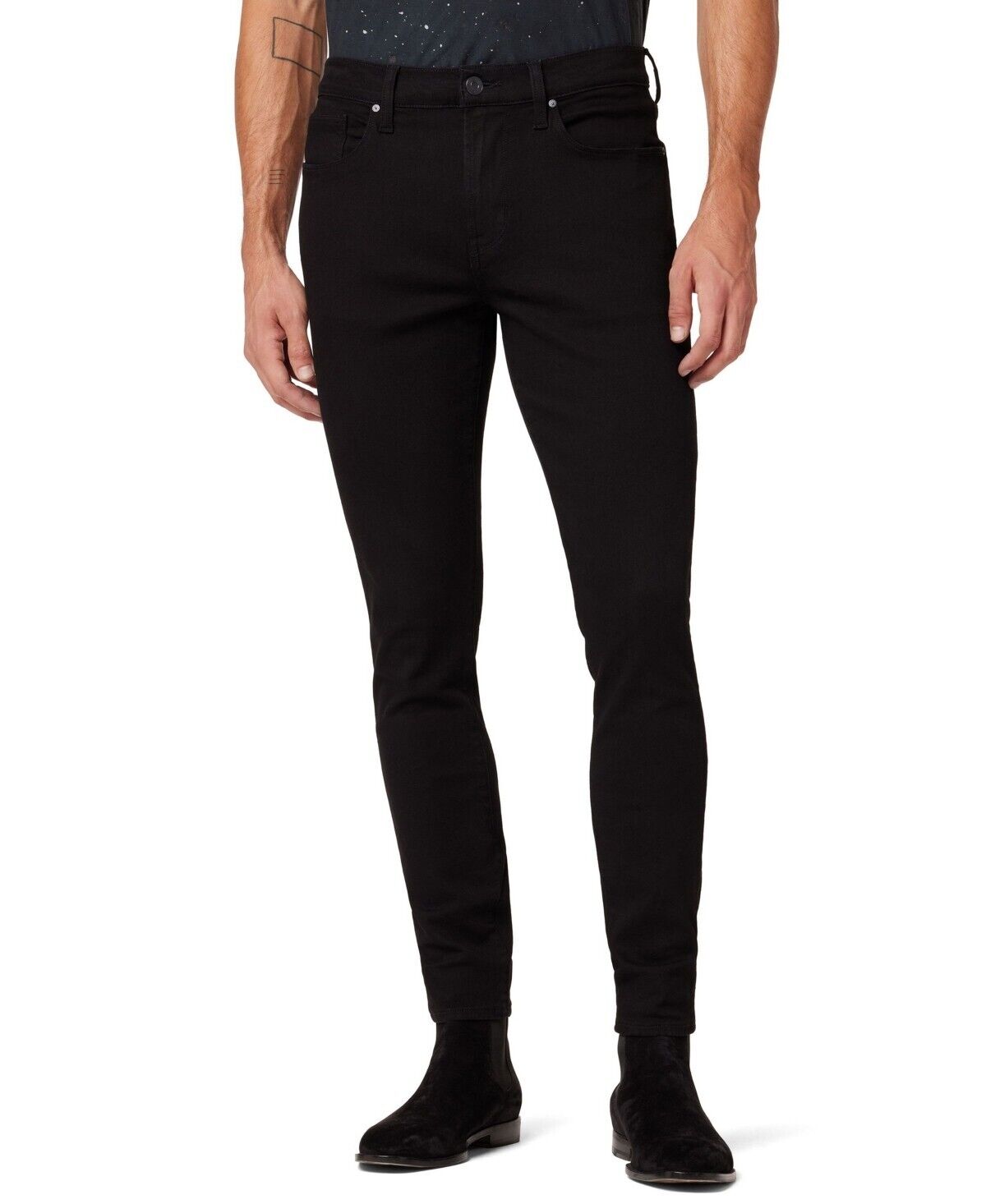 Hudson Men's Zev Skinny Fit Jeans Black Size 40 MSRP $89