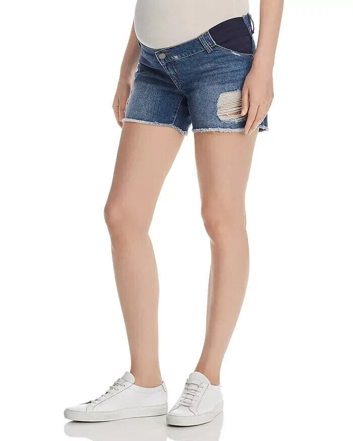 DL1961 Karlie Maternity Denim Shorts in Sprawling Blue Size 32 MSRP $128