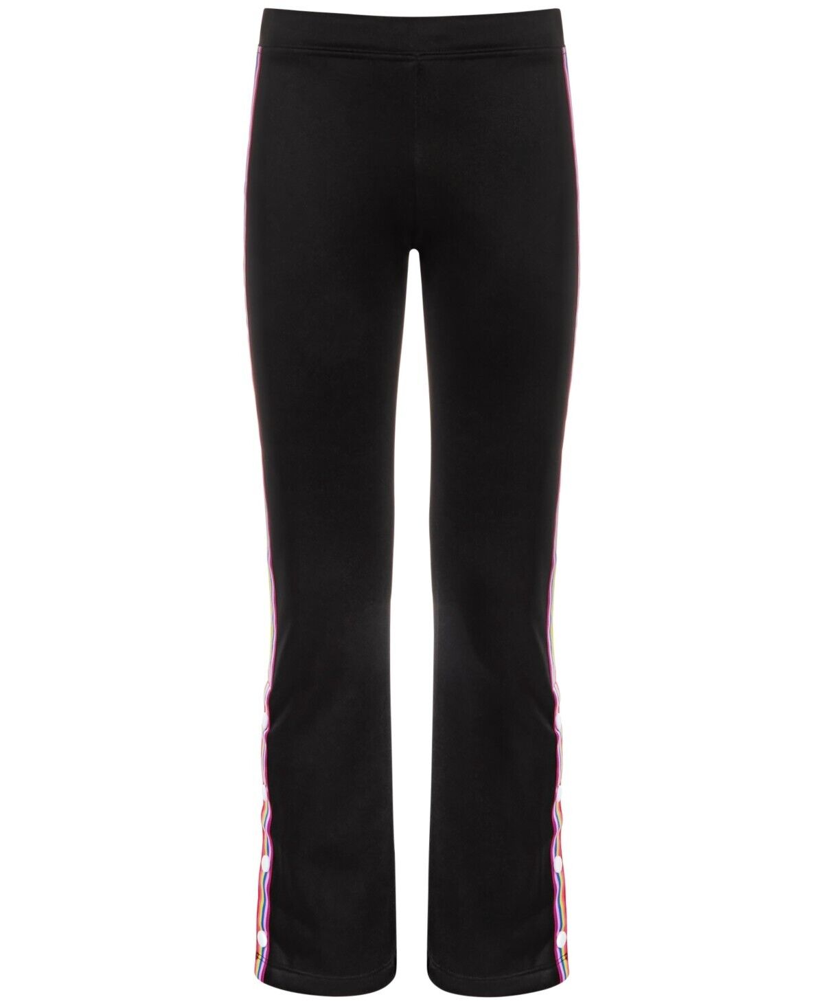 Ideology Toddler & Little Girls Rainbow-Stripe Track Pants Black Size M 10/12
