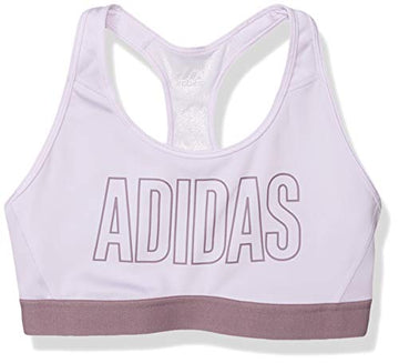 adidas Women's Don't Rest Alphaskin Sport Branded Bra Purple Tint XX-Small
