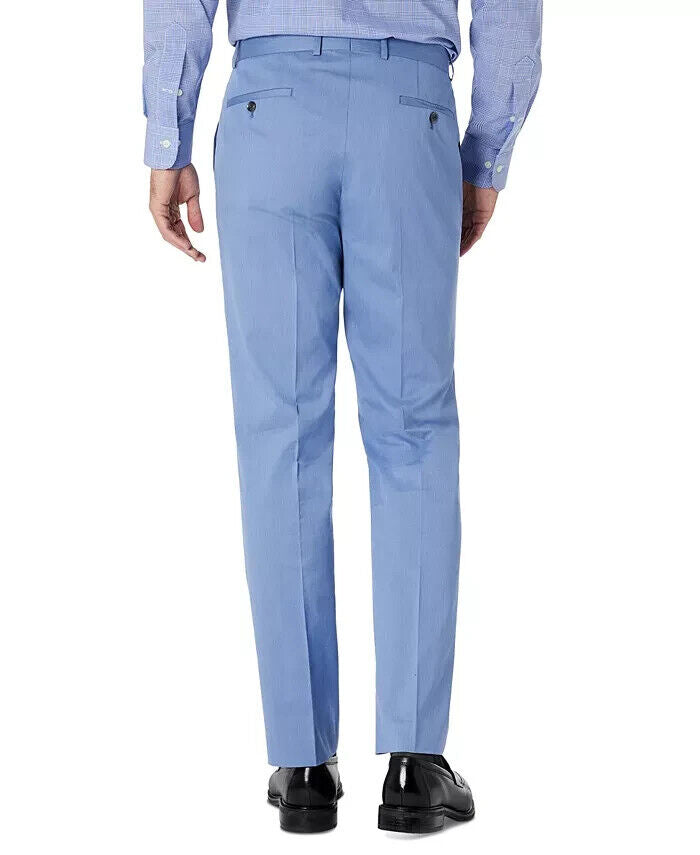 Sean John Men's Classic-Fit Solid Suit Pants Blue Size 40X32 MSRP $135