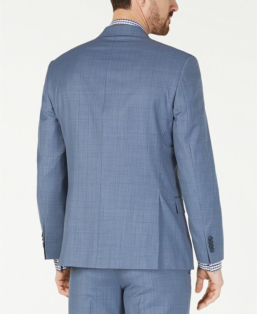 Michael Kors Mens ClassicFit Stretch Light Blue Suit Jacket Size 42-S MSRP $450