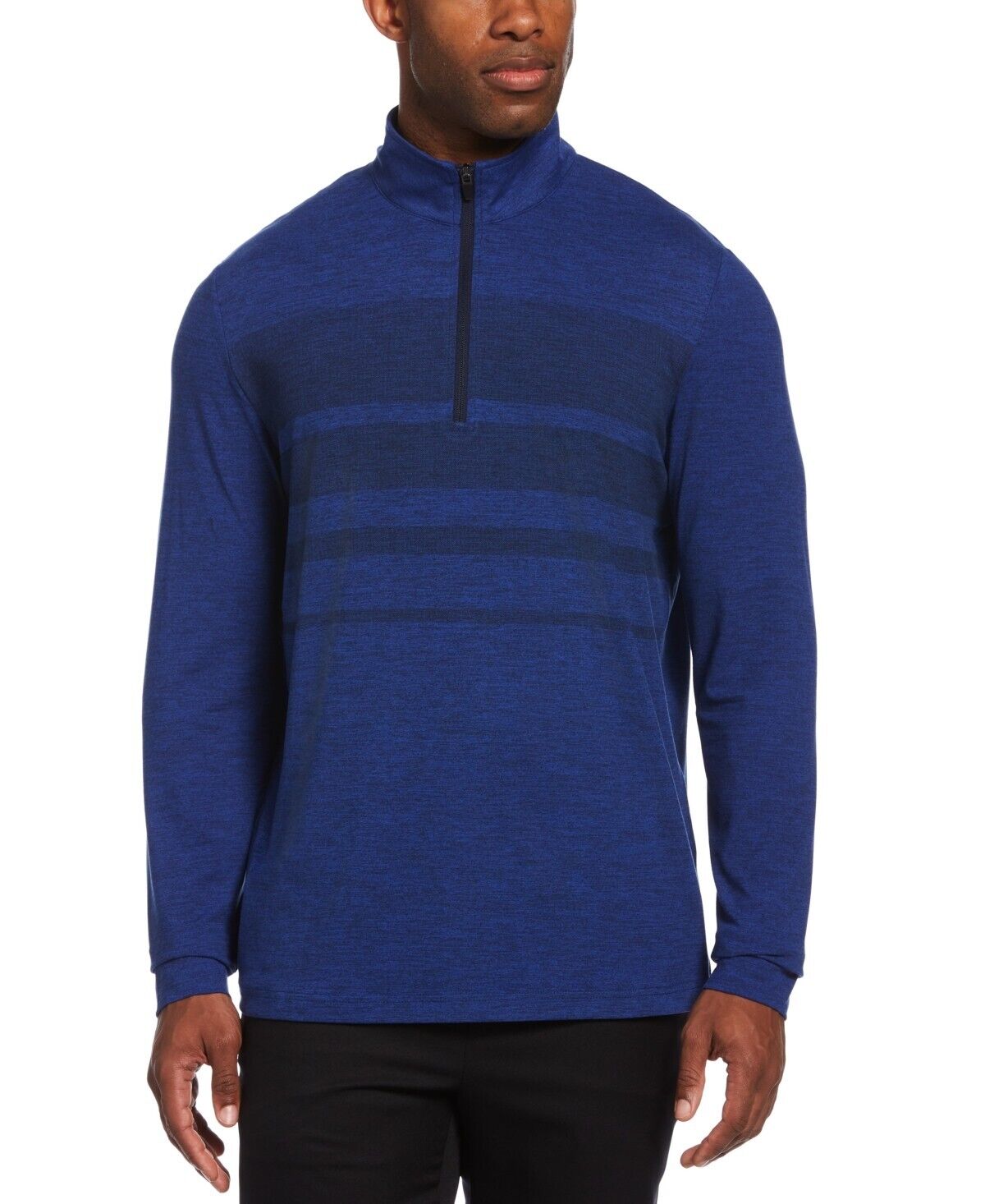 PGA Tour Mens Performance Stret 1/4 Zipt Pullover Top Blue Size XXL MSRP $70