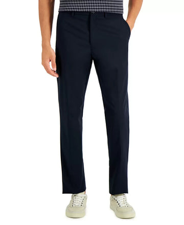 Tommy Hilfiger Men's Modern-Fit Navy Tech Pants Navy Blue Size 34X34 MSRP $120