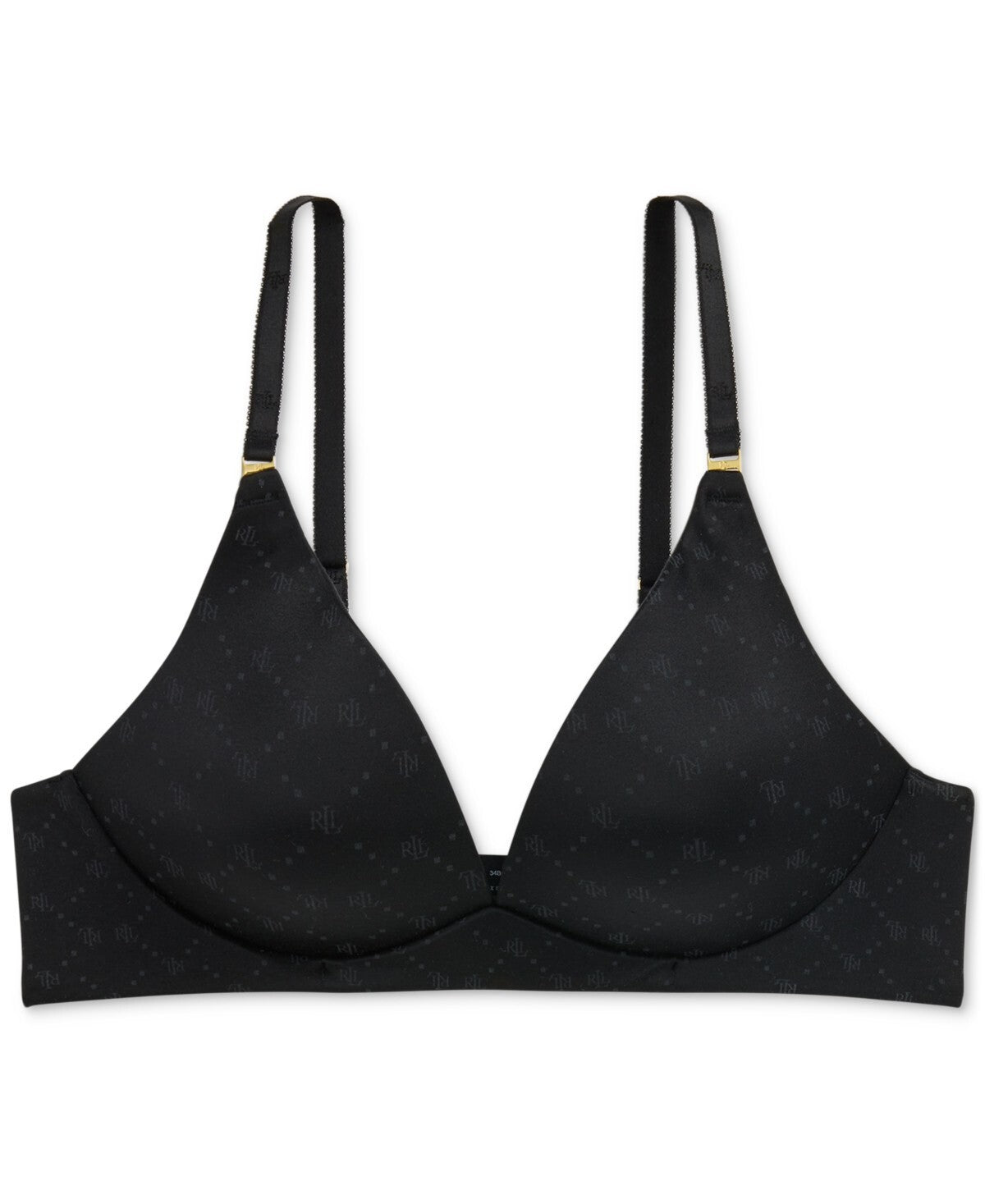 Lauren Ralph Lauren Comfort Wire Black 4L0069 T-Shirt Bra Size 32B MSRP $52