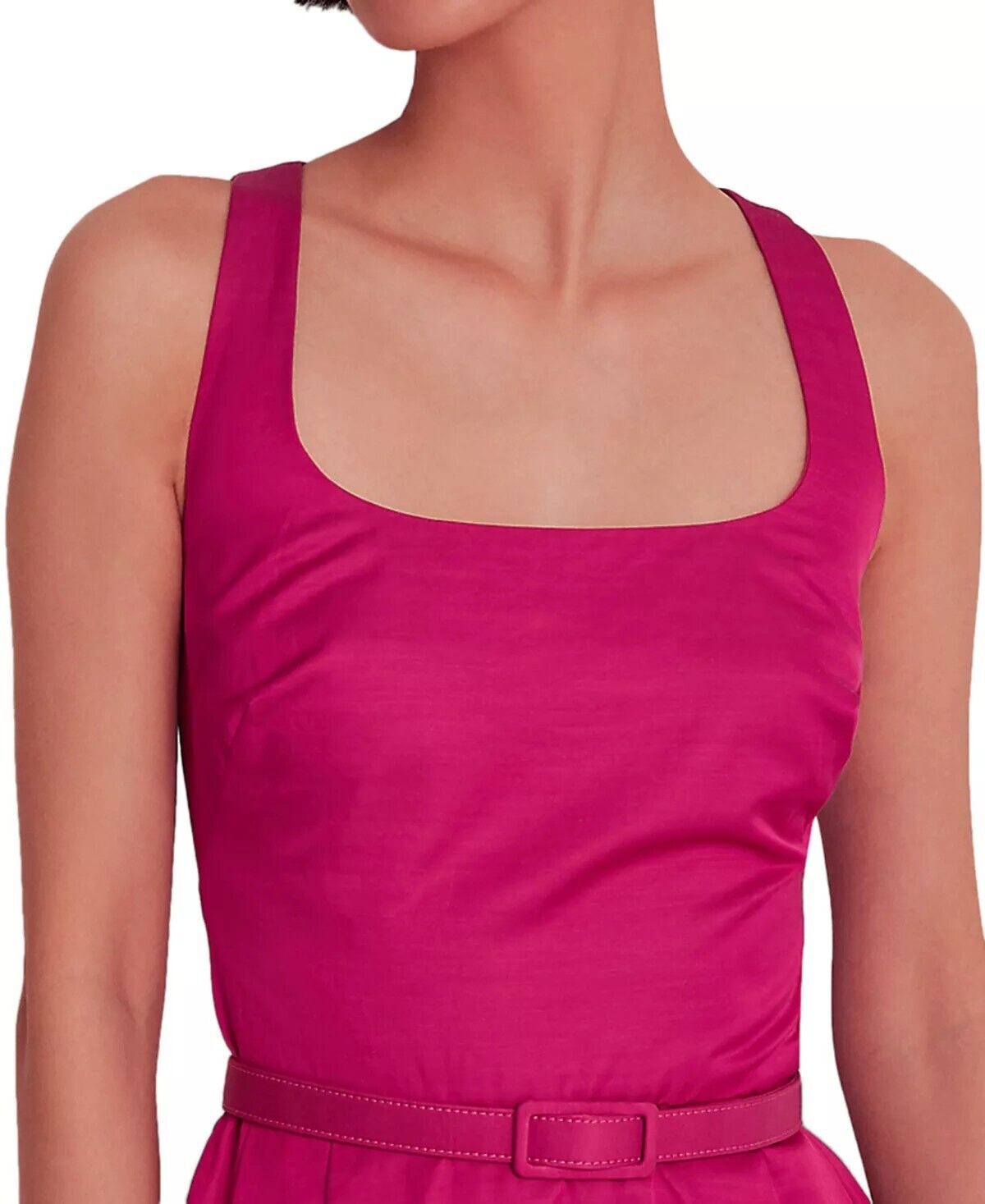 LAUREN RALPH LAUREN Belted Sleeveless Cocktail Dress Pink Size 12 MSRP $265