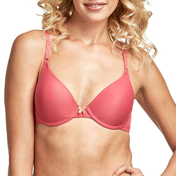 Maidenform Women's One Fab Fit Original Tailored Demi T-Shirt Bra 07959 pink 34B