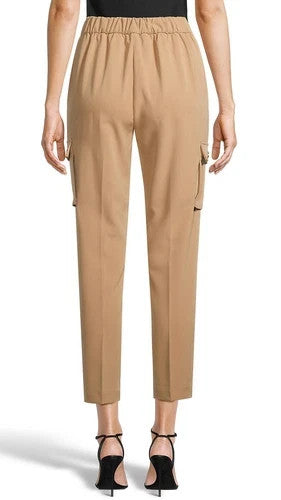 Karl Lagerfeld Paris Chain Embellished Cargo Dress Pants Cartouche SZ M SALE $99