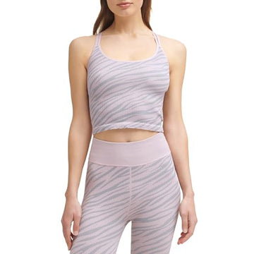 Calvin Klein Performance Women's Pink Low Impact Crop Top, , Size M