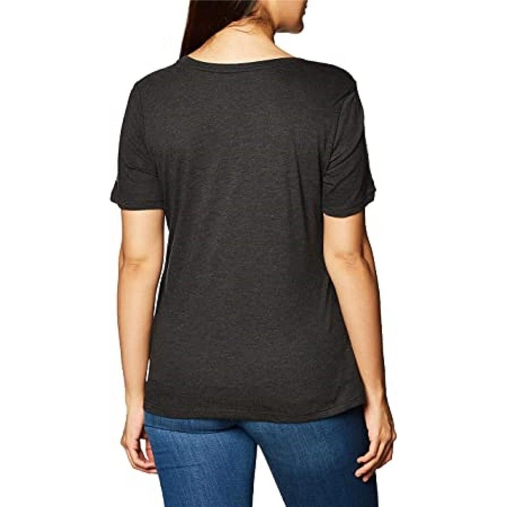Columbia Women's black heather/ print columbia Relaxed Tee Shirt, Plus Size 1x