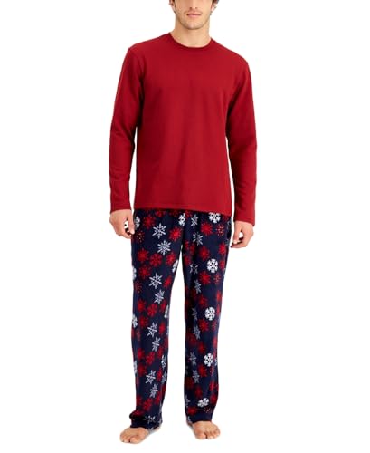 Club Room Mens 2PC Comfy Pant Set Red Size M