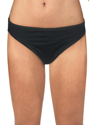 La Blanca Women Swimwear Island Goddess Bikini Hipster Swim Bottom Black Size 4