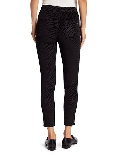 Rag & Bone BLACK Women's Nina Zebra-Stripe Skinny Ankle Jeans US Size 26 $295