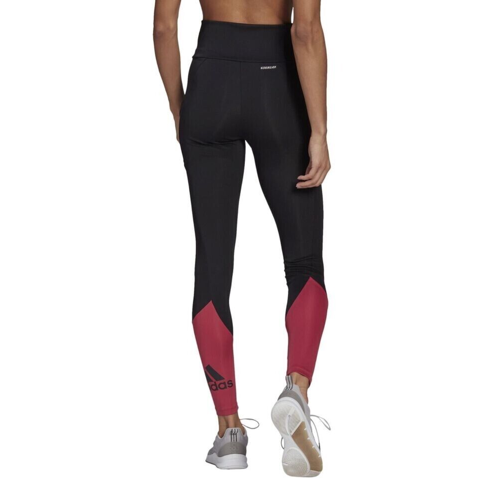 adidas Women's Mesh-Panel Full Length Leggings Black Size XS MSRP $50