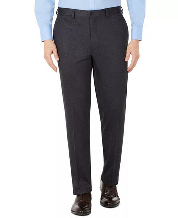Calvin Klein Mens Knit Slim-Fit Suit Separate Pants Dark gray Size 36 X 32