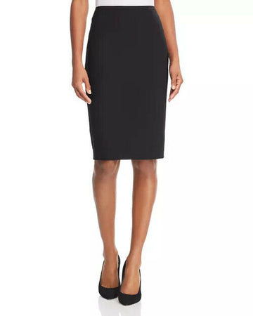 Theory Classic Pencil Skirt Black Womens Size 0 MSRP $255