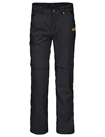 Jack Wolfskin Kids Safari Zip Off Pants K, Black, Size 18-24M