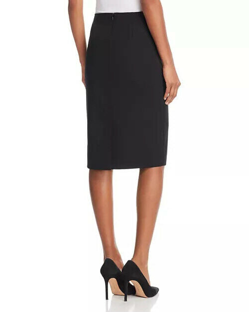 Theory Classic Pencil Skirt Black Womens Size 0 MSRP $255