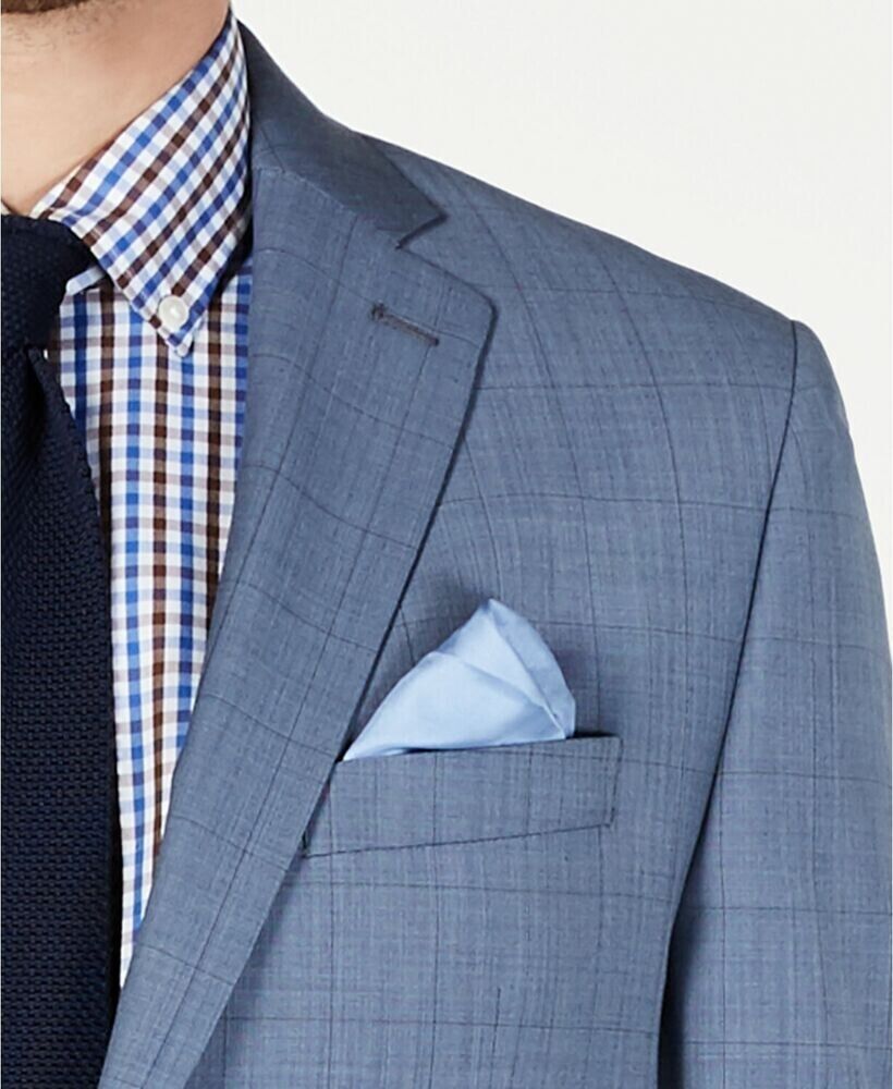 Michael Kors Mens ClassicFit Stretch Light Blue Suit Jacket Size 42-S MSRP $450