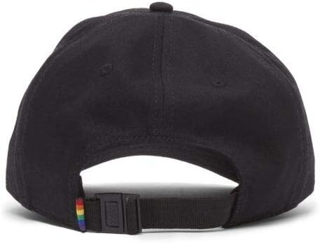 Kenneth Cole Mens World Pride 2019 Embroidered Graphic Ball Cap Black O/S