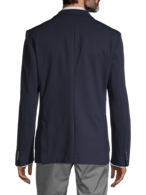 HUGO BOSS C-Hanry-J-214 Slim Stretch Blazer Navy Blue Size 44R MSRP $495