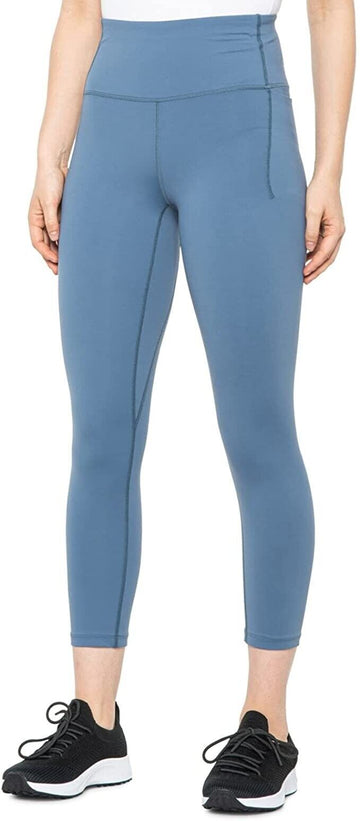 Under Armour Womens Meridian Crop Leggings Mineral Blue Size M MSRP $60