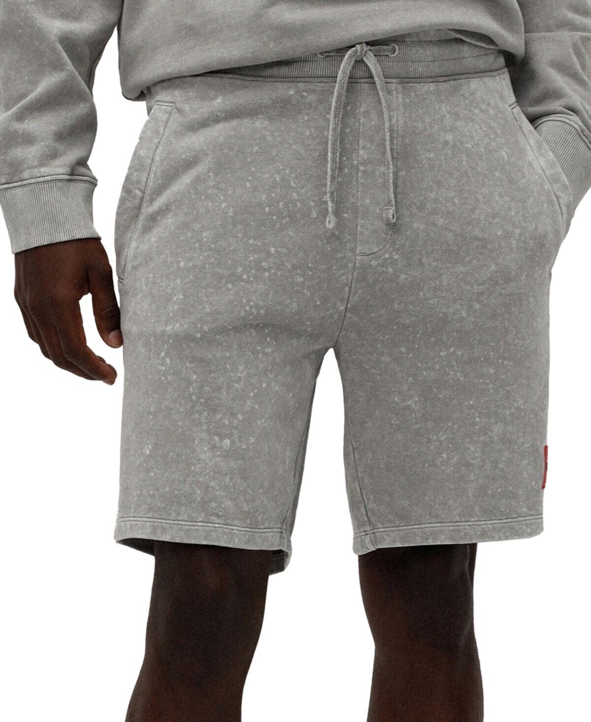 Hugo Boss Men's Diz222 Drawstring Shorts Gray Size XXL MSRP $118