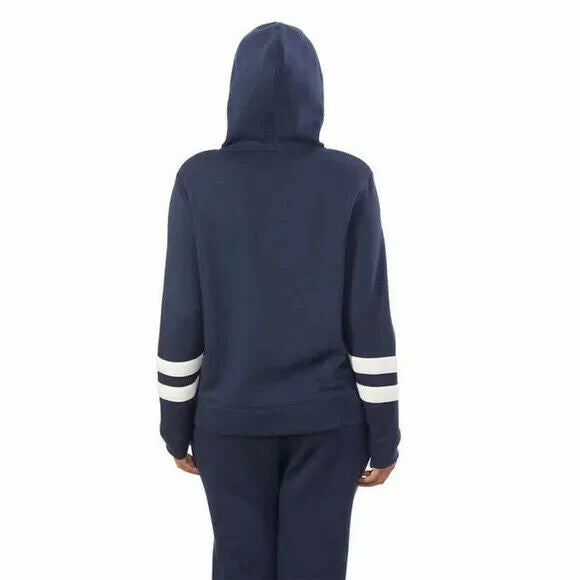 Nautica Womens Lightweight Pullover Sweatshirt Hoodie (Size XS, Navy)