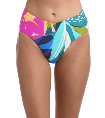 La Blanca Women's Eclectic V Front Swim Bottoms Green Size 6