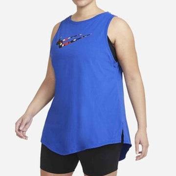 Nike Women's Plus Size Stars Tank Top blue Size 2X MSRP $30