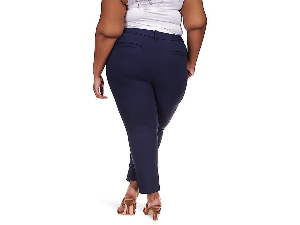 Michael Michael Kors High-Rise Ponte Pants Navy Blue Plus Size 24W MSRP $175
