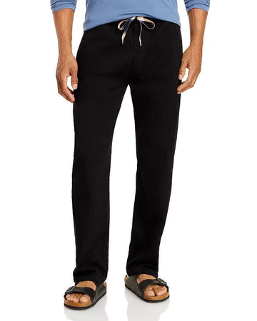 7 For All Mankind Mens Beachside Drawstring Twill Pants black Size 2XL MSRP $178