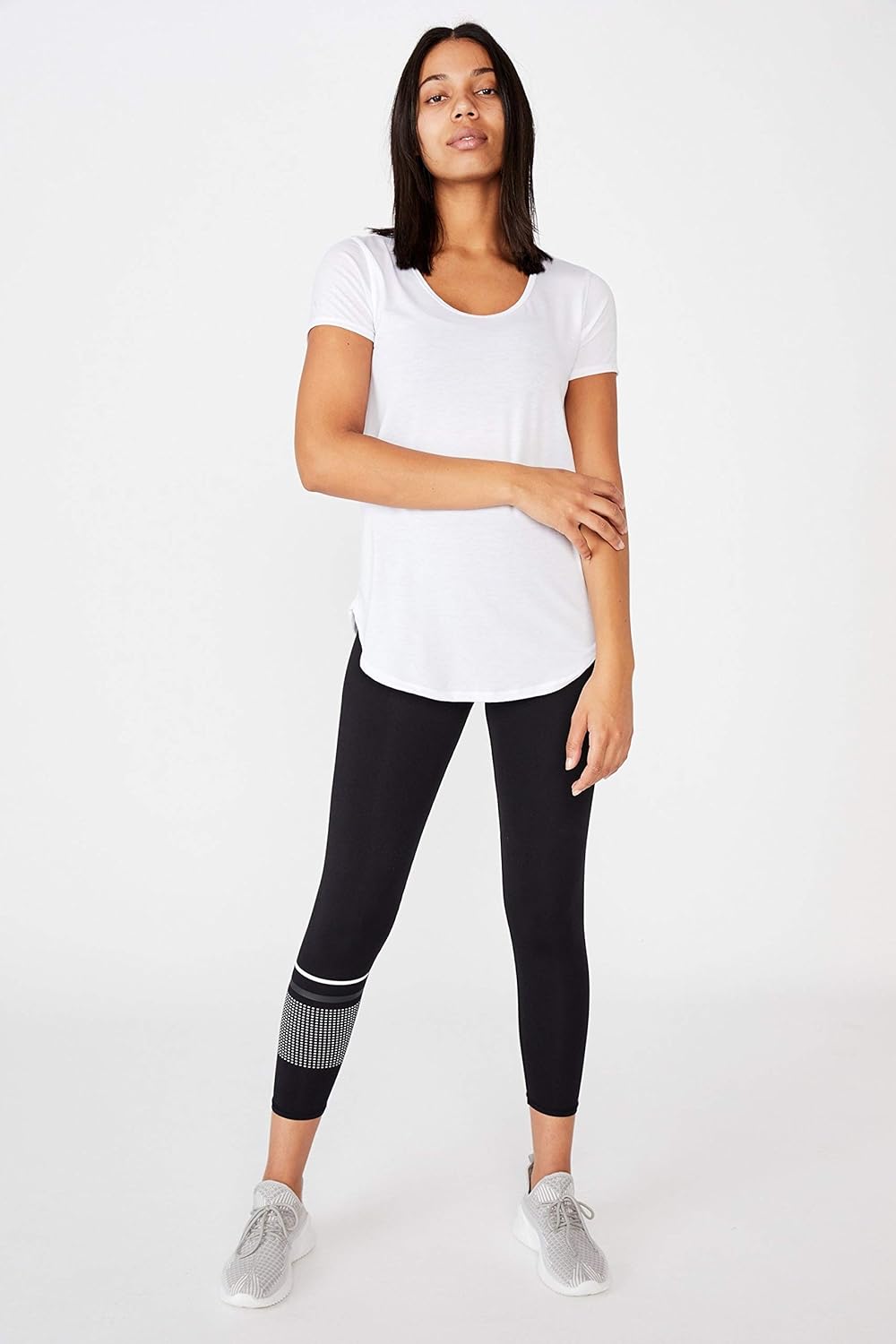 COTTON ON Women's Gym T-Shirt, White, Size XL