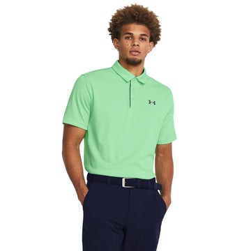 Under Armour Men's Tech Golf Polo, (350) Matrix Green / / Pitch Gray, 3X-Large