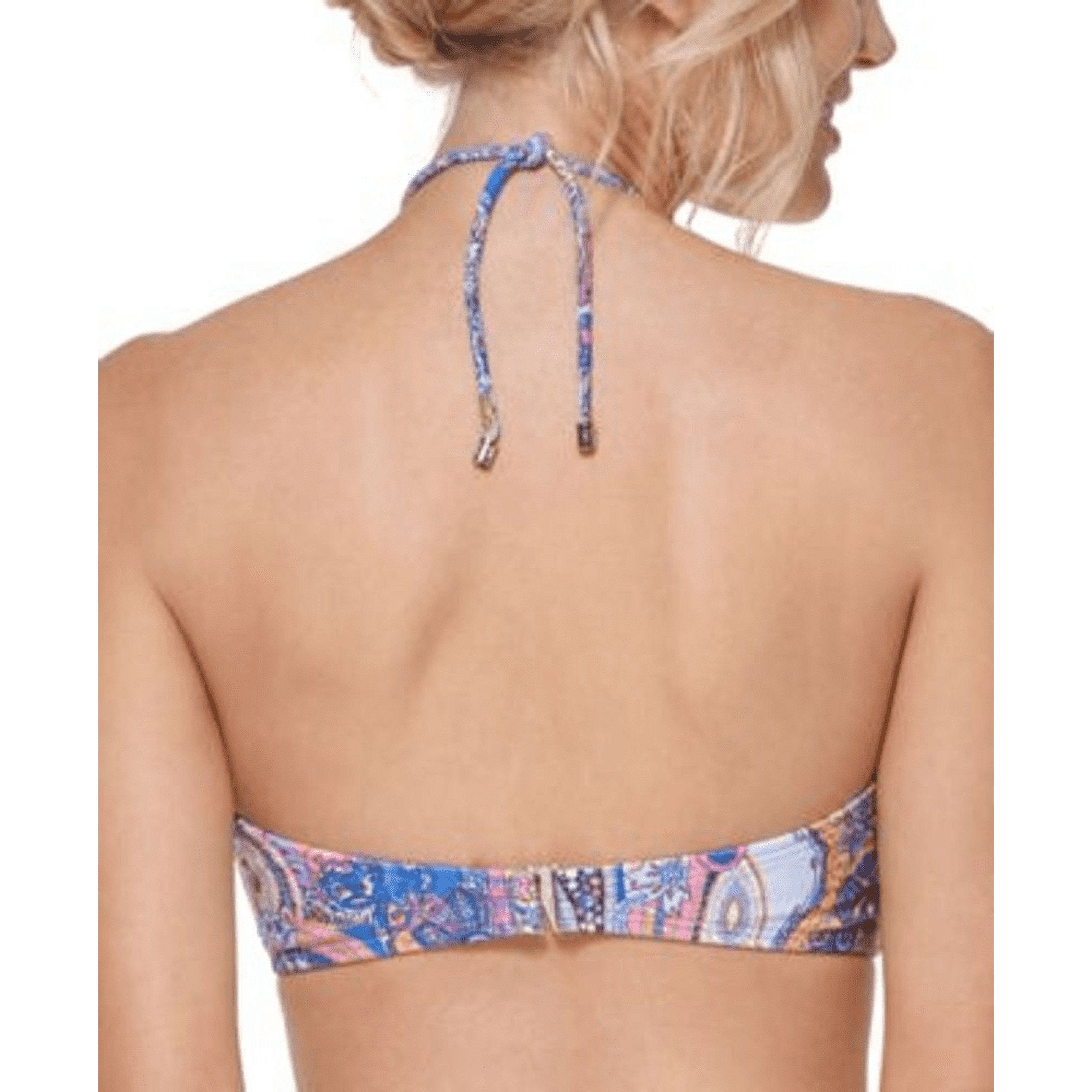 Tommy Hilfiger JAIPUR PAISLEY PROVENCE BLUE MULTI Bikini Swim Top, US Size S