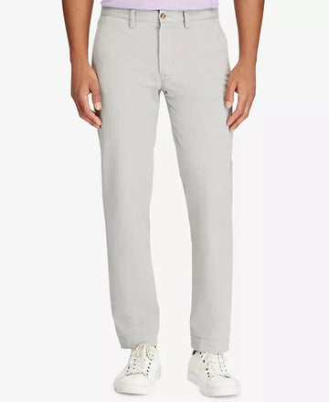 Polo Ralph Lauren Stretch Straight-Fit Chino Pants-GREY Size 38X32 MSRP $115