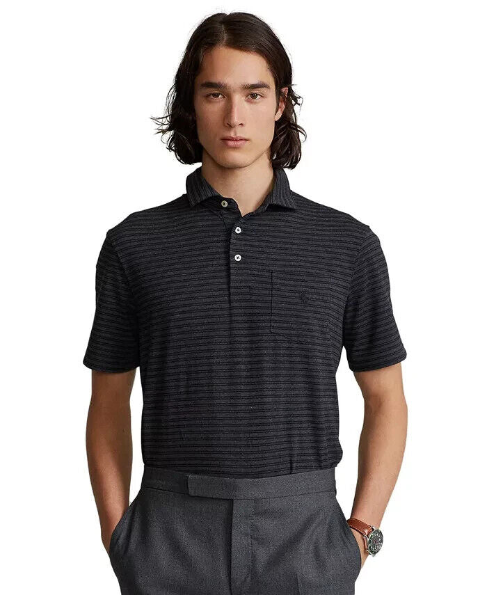 Polo Ralph Lauren Men's Classic-Fit Jersey Polo Shirt Grey Size M MSRP $99