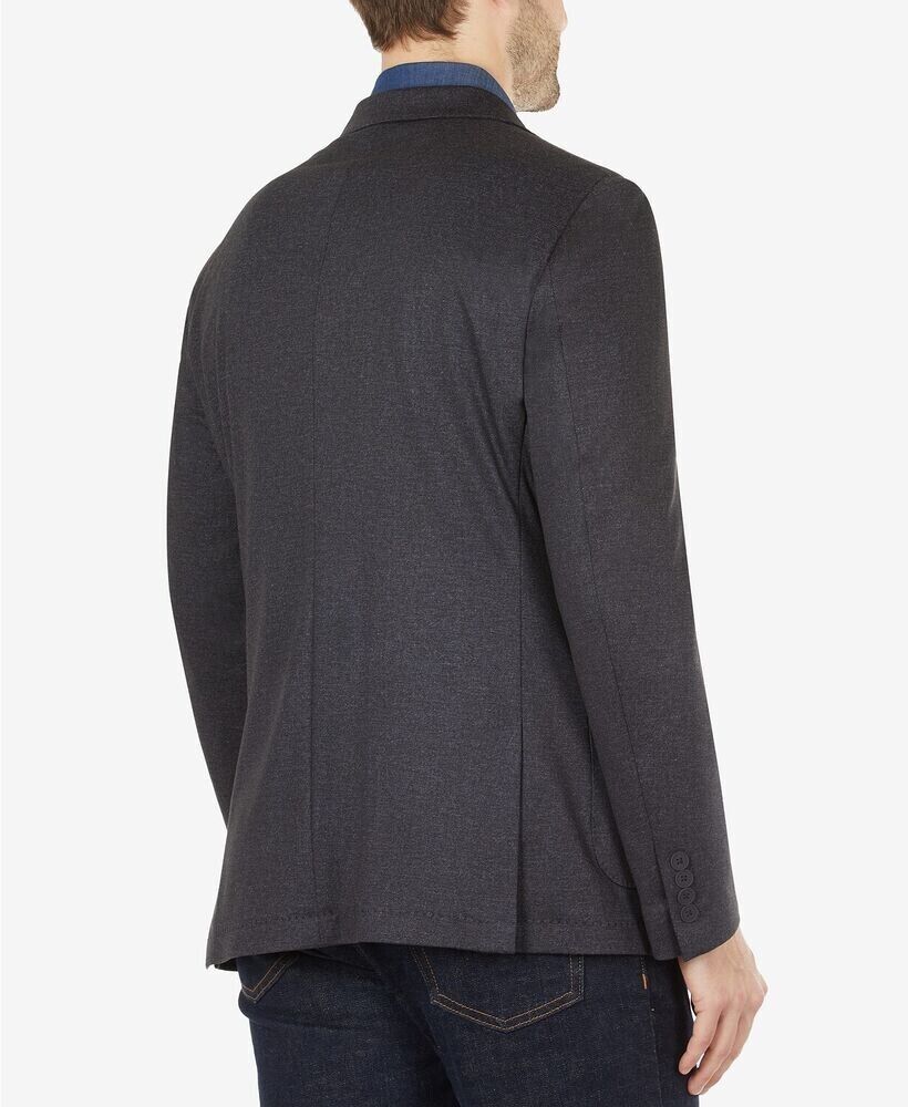 Calvin Klein Men's Slim-Fit Knit Suit Jacket Gray Size 36 REG