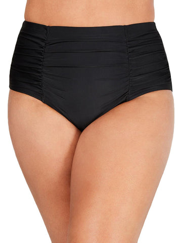 Island Escape Womens Plus South Beach High Waist Bikini Swim Bottom Size 20W