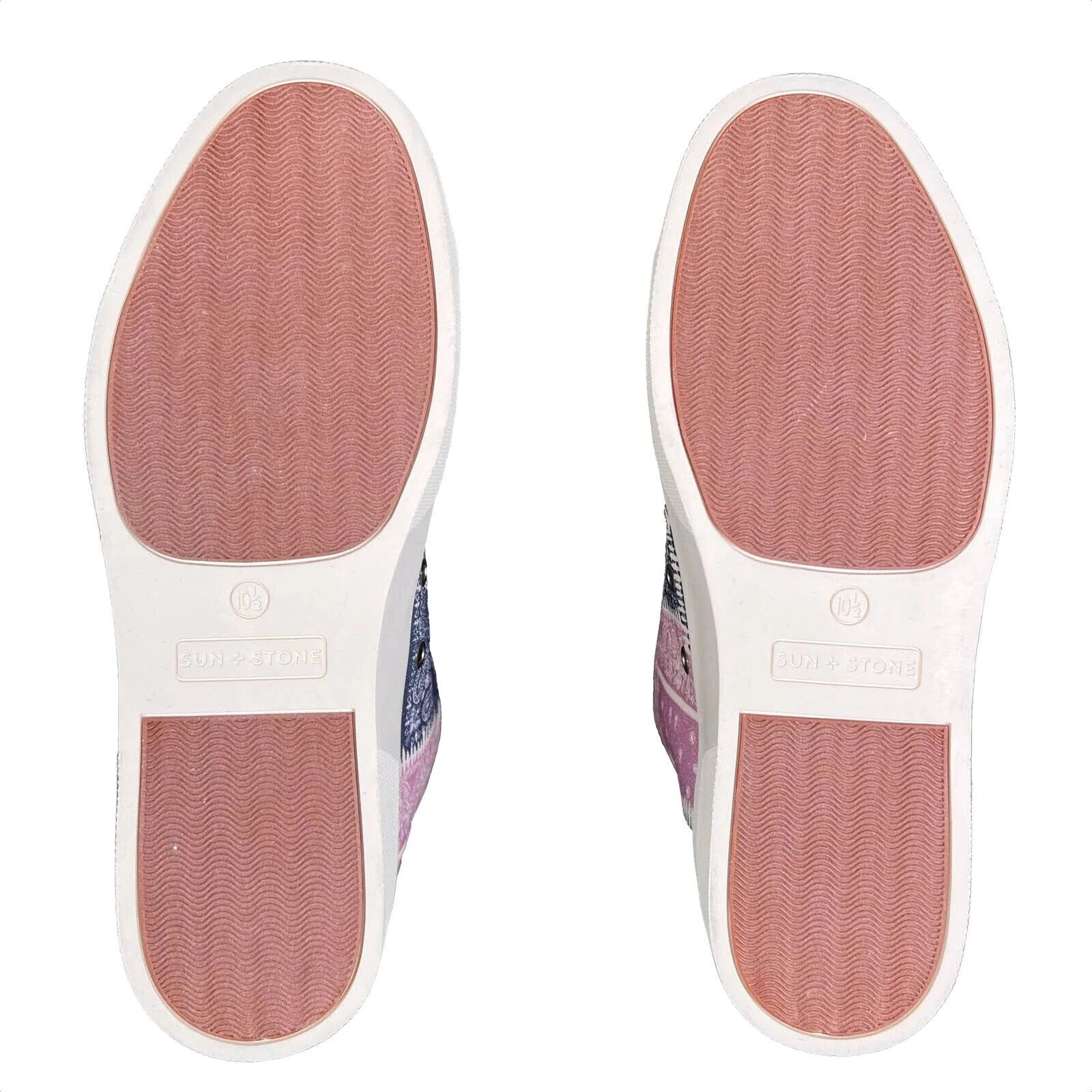 Sun + Stone Men's Mesa High-top Sneakers Multi-Colored Pink Green Blue - 11M