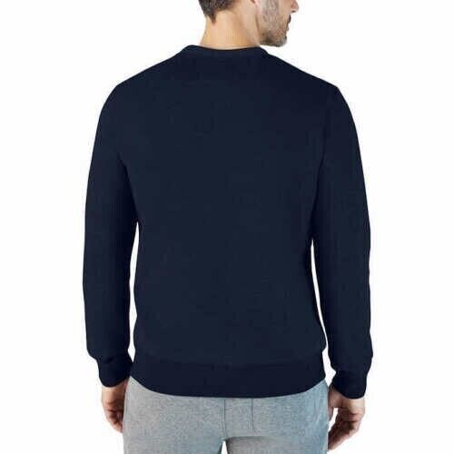 Eddie Bauer Men's Fleece Lined Crew Neck Sweatshirt Pullover Navy Size XXL