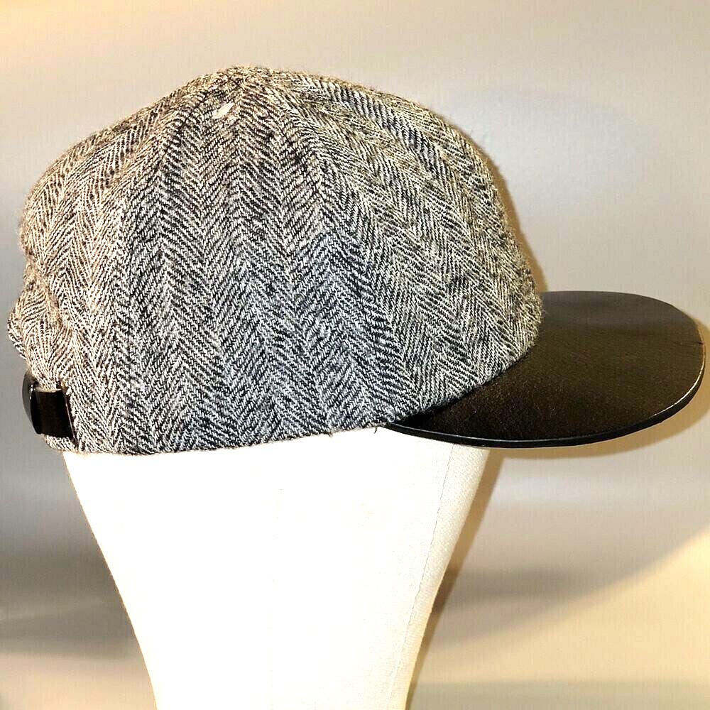 New Era Herringbone 19Twenty BLK OSFA Hat-Cap MSRP $125 Gray Black MSRP $125