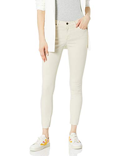 AG Adriano Goldschmied Women's Legging Super Skinny FIT Pant Beige Ivory Size 25