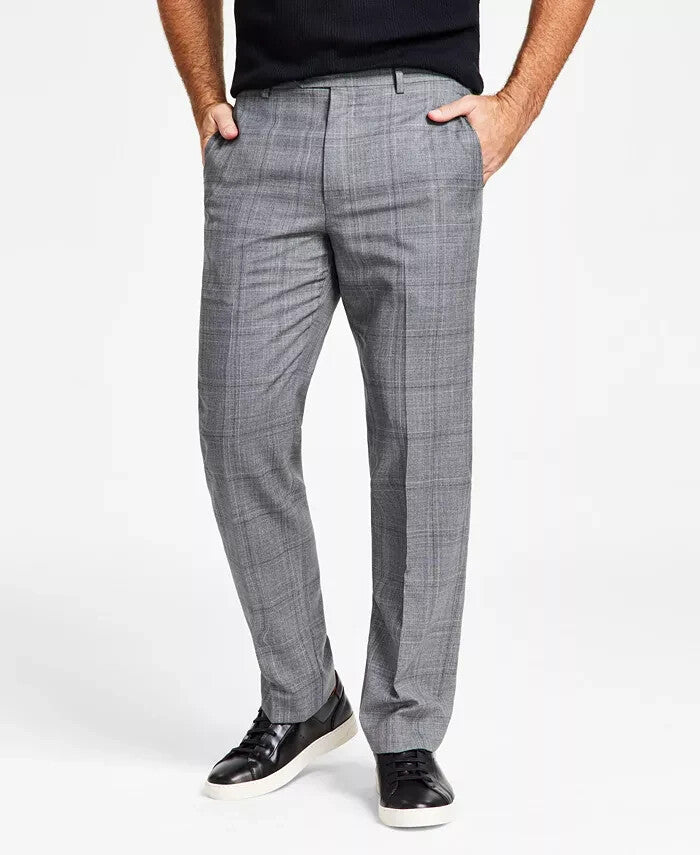 Lauren Ralph Lauren Mens Edgewood Wool Classic Fit Dress Grey Pants Size 36 x 32