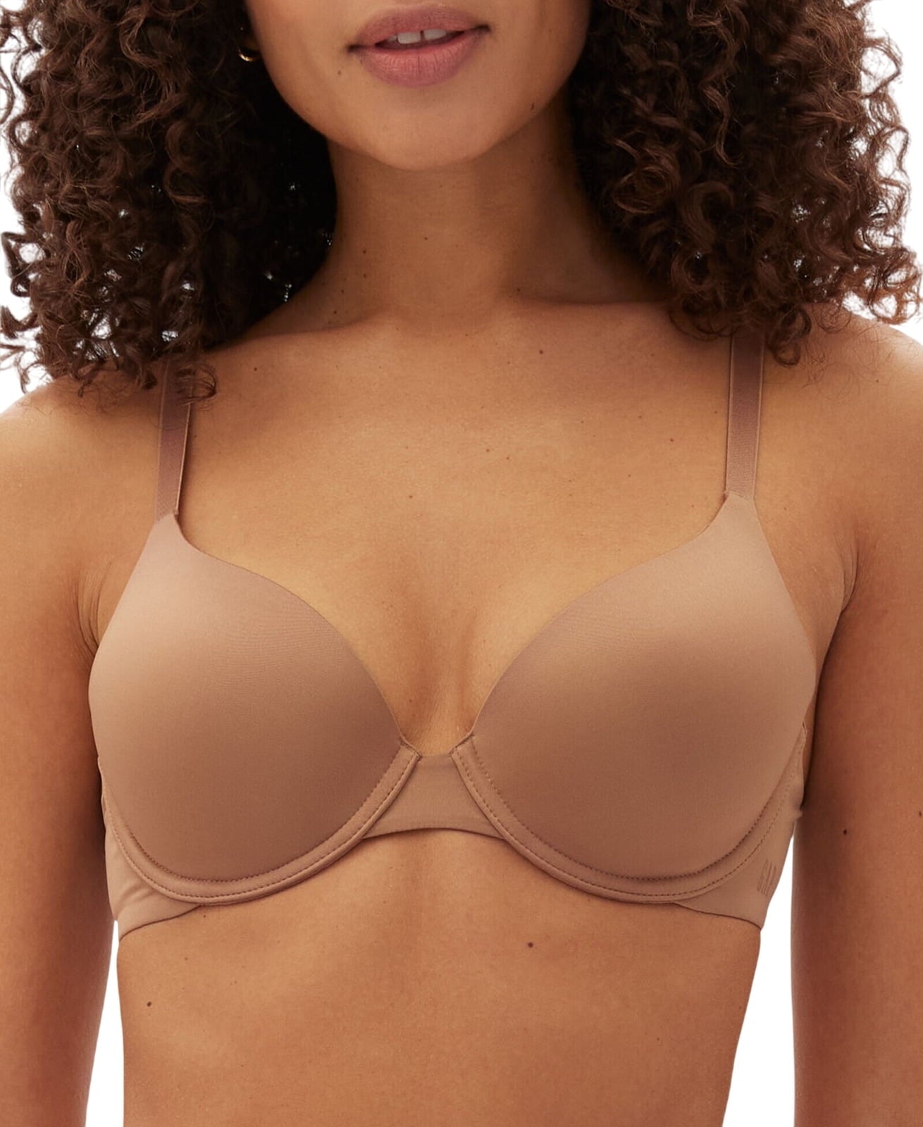 Gap Body Women's Everyday Essentials T-Shirt Bra Brush Beige Brown Size 34B
